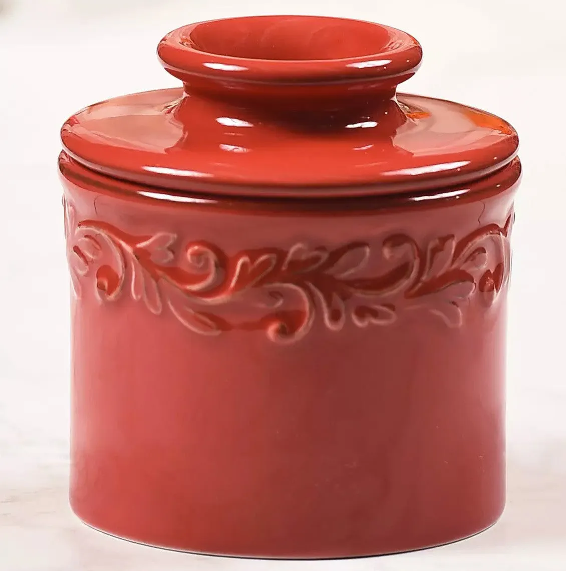 Traditional French soft-butter crock