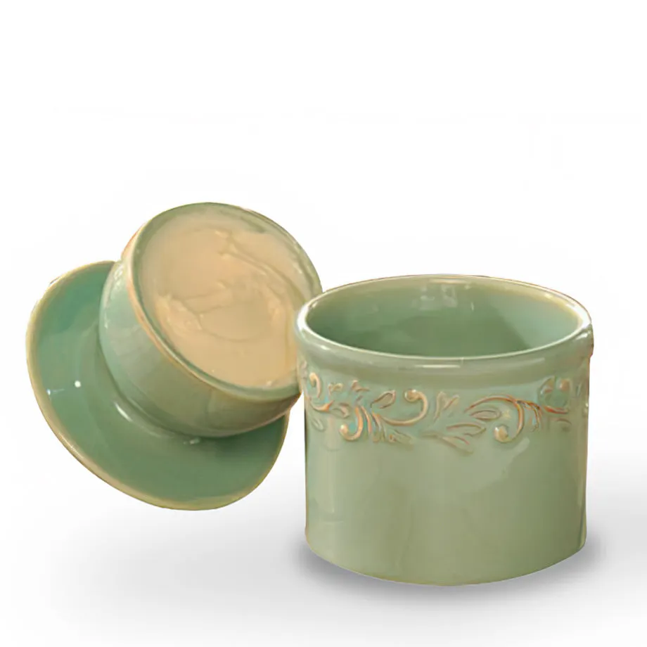 Traditional French soft-butter crock
