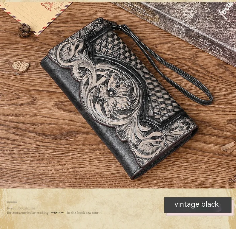 Tri-fold Bag Retro Wallet