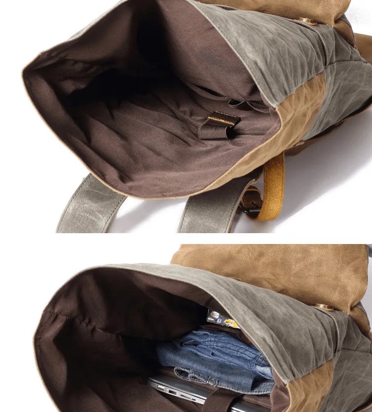 Vintage Canvas Cascade Backpack