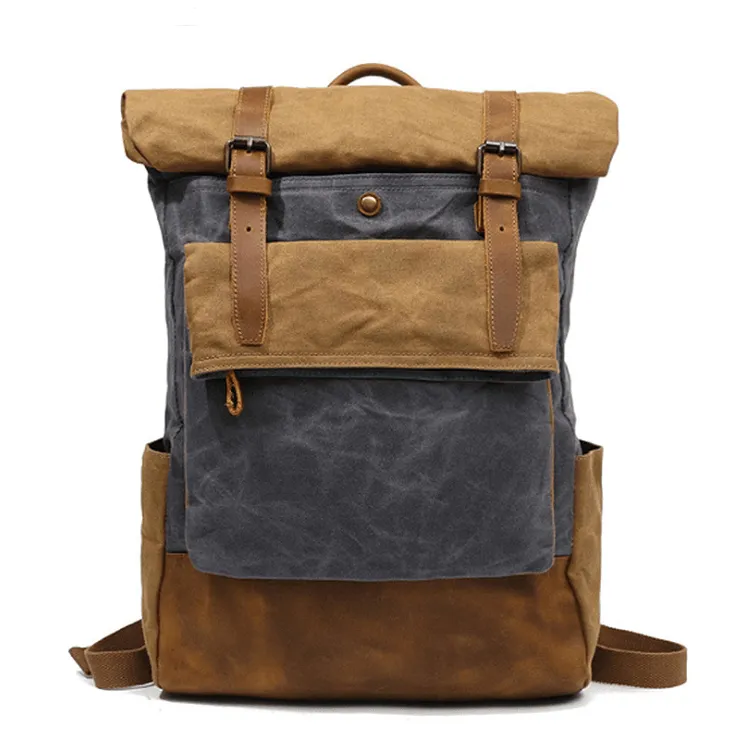 Vintage Canvas Cascade Backpack
