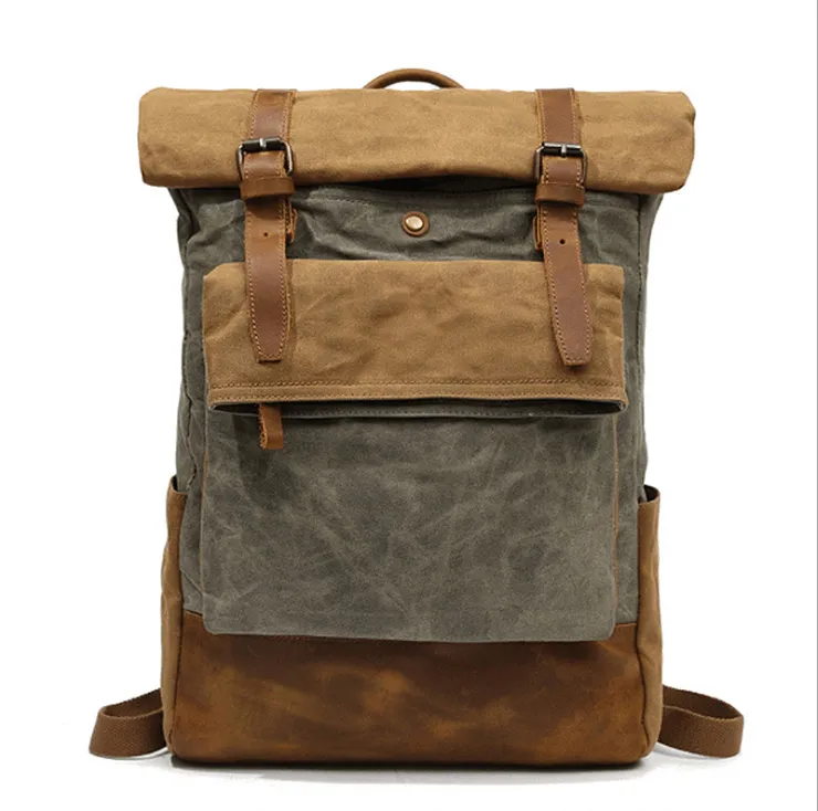 Vintage Canvas Cascade Backpack