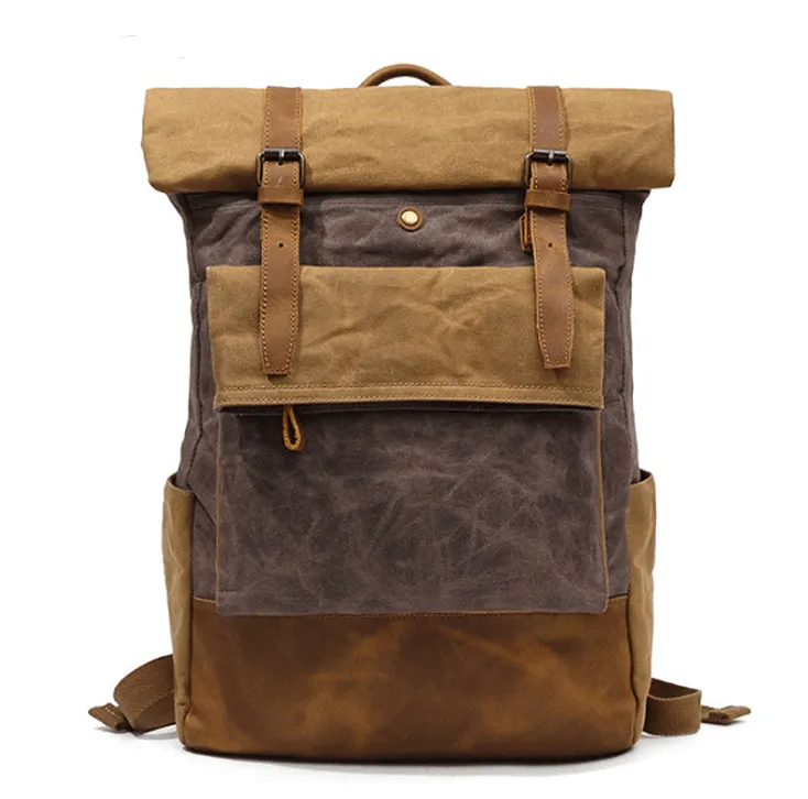 Vintage Canvas Cascade Backpack