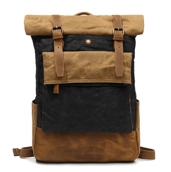 Vintage Canvas Cascade Backpack