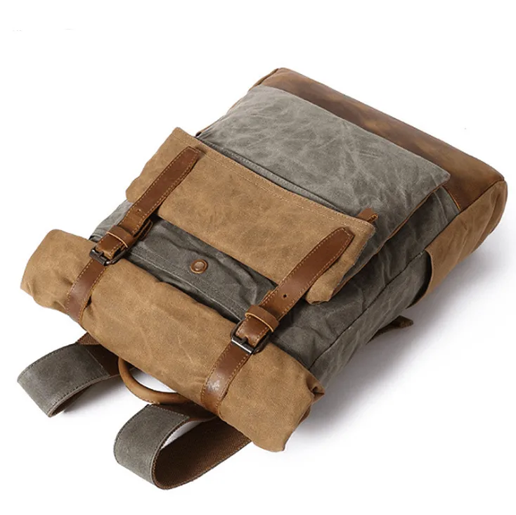 Vintage Canvas Cascade Backpack