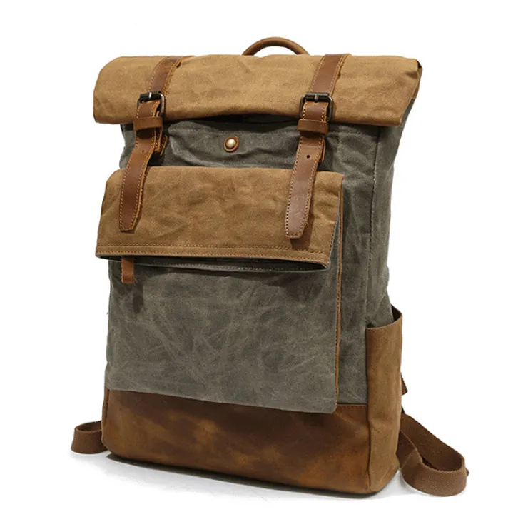 Vintage Canvas Cascade Backpack