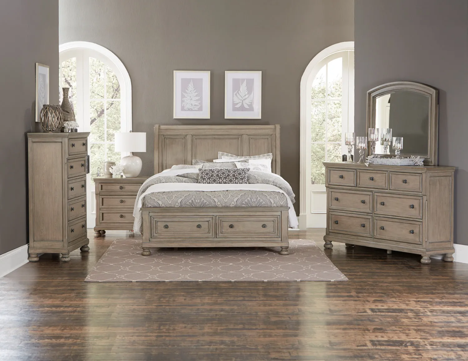 Viola Night Table - Grey