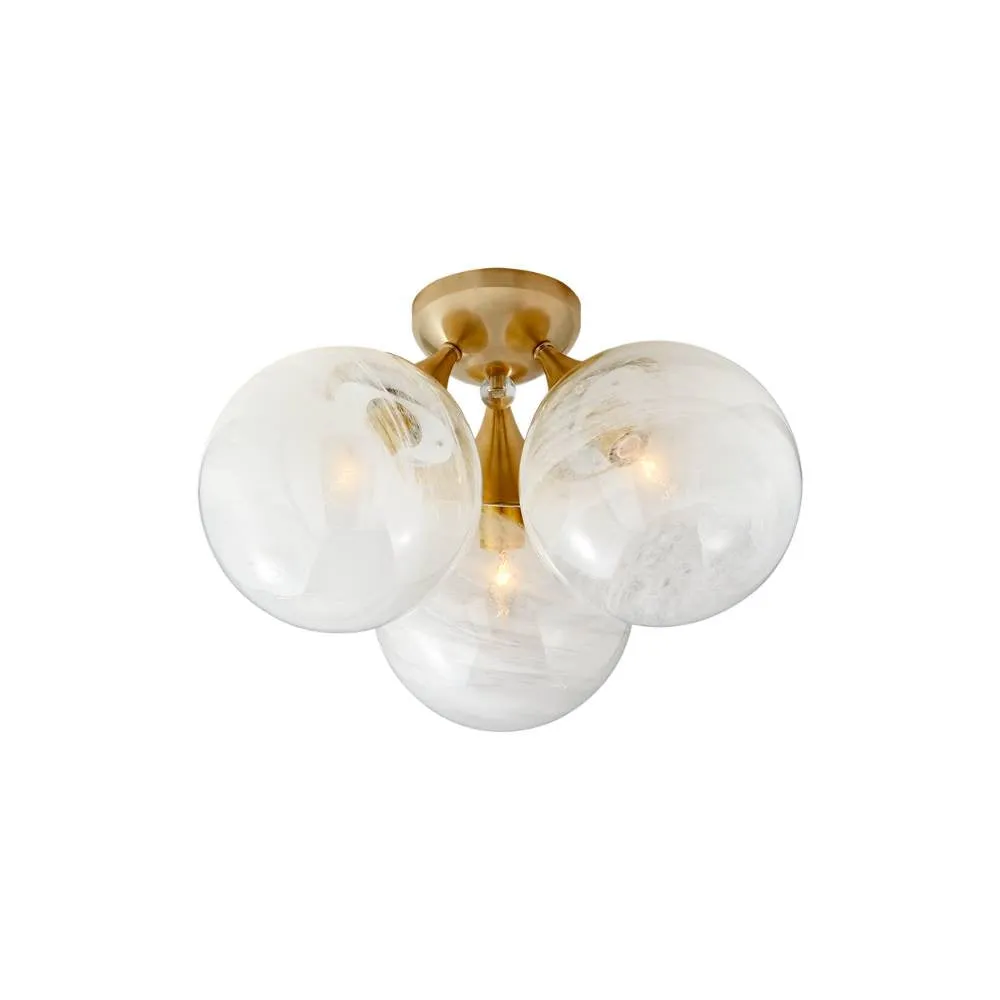 Visual Comfort Cristol Large Triple Flush Mount