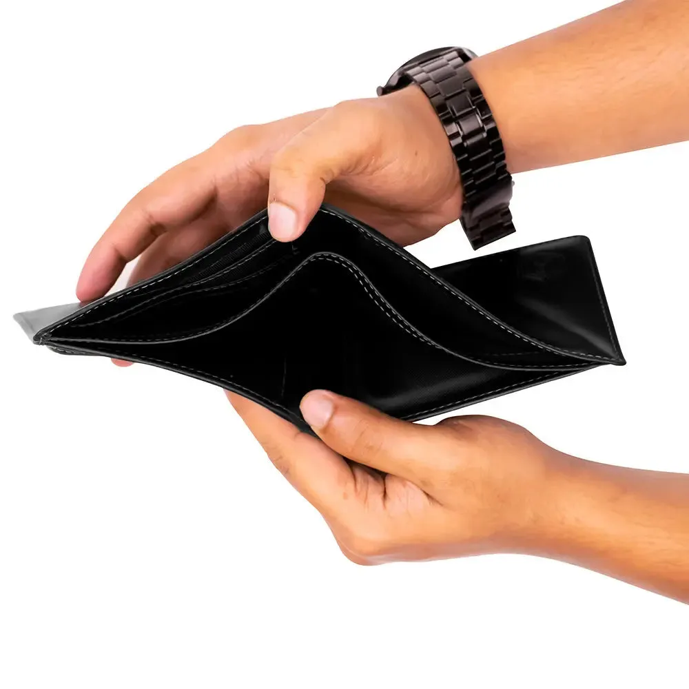 Wallet-bot Classic | Smart wallet | Inbuilt Powerbank  (Black)