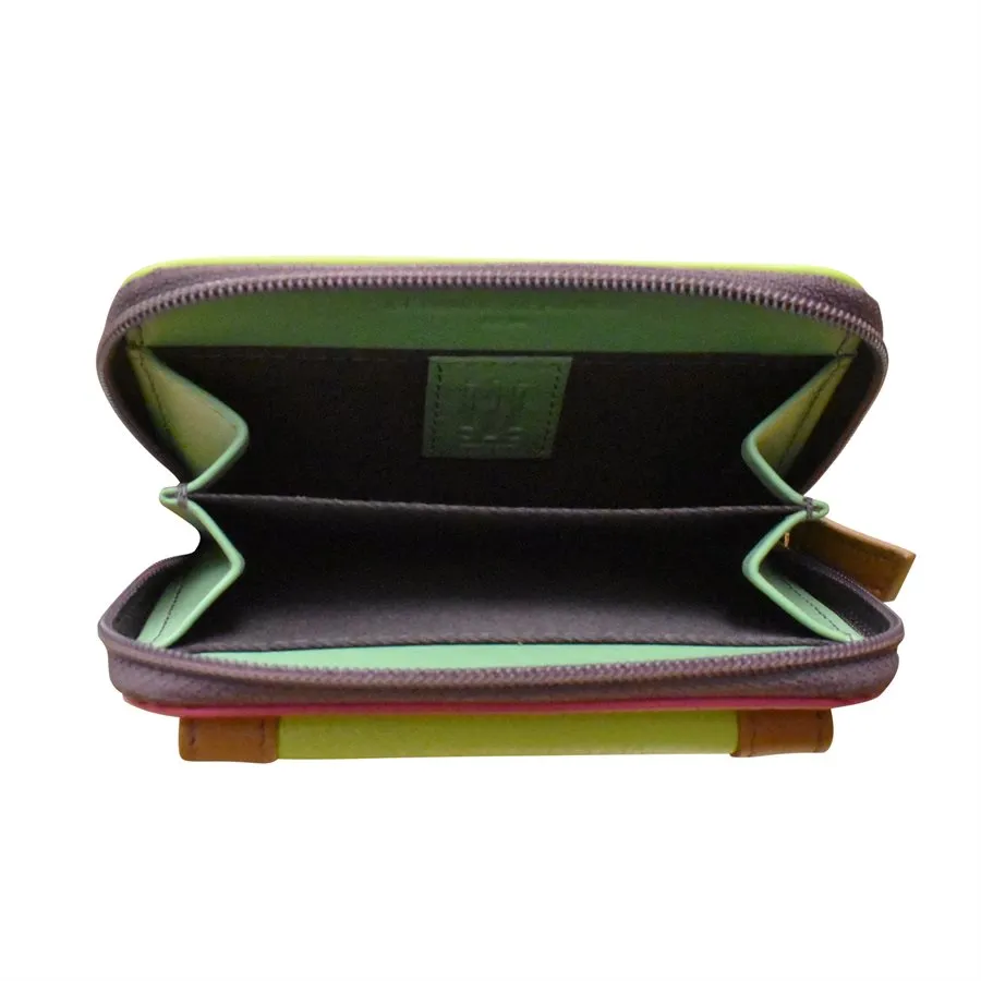 Wallet  Sage  Small Flap Pocket Card Holder Rfid Leather 6239