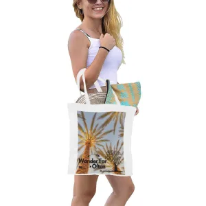 Wander Far ... Often 2 Large Canvas Tote Bag (Made in Australia)
