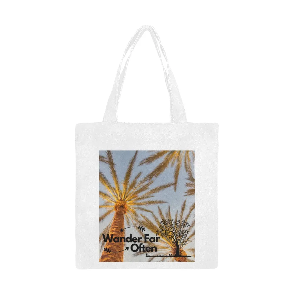 Wander Far ... Often 2 Large Canvas Tote Bag (Made in Australia)