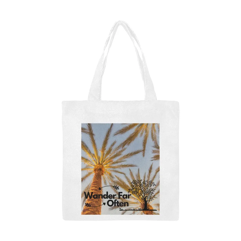 Wander Far ... Often 2 Large Canvas Tote Bag (Made in Australia)