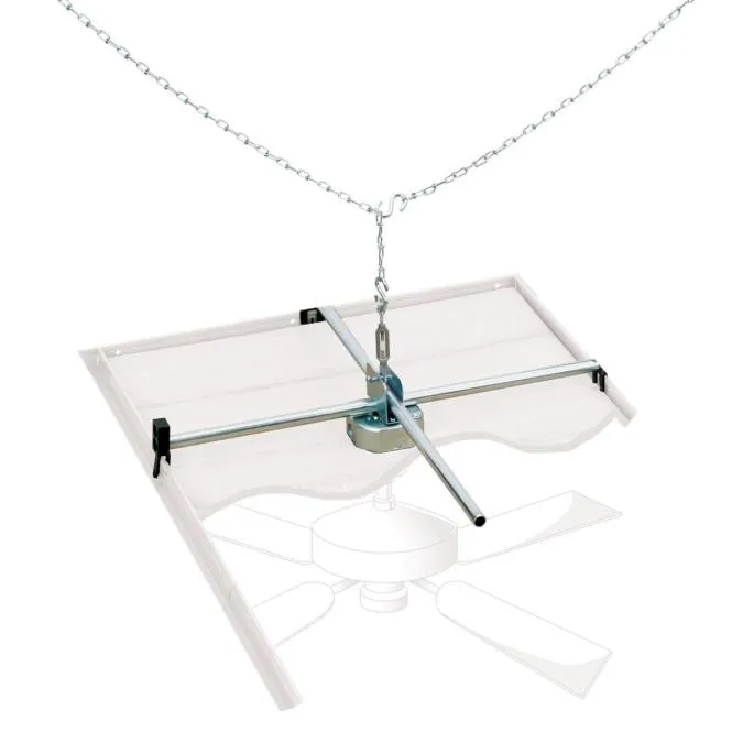Westinghouse 0107000 Saf-T-Grid Ceiling Fan Support Brace and Box for Suspended Ceilings