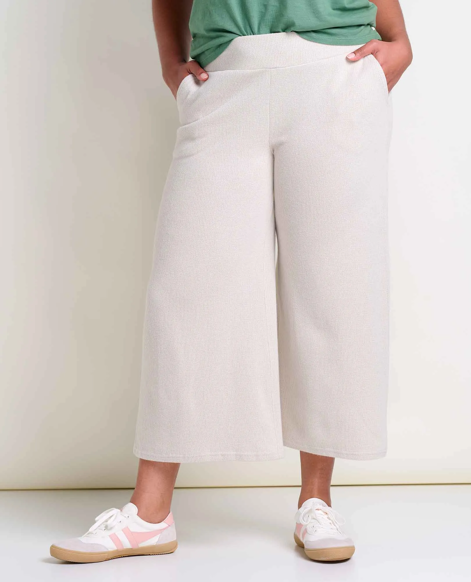 Women's Byrne Wide Leg Pant - Oatmeal