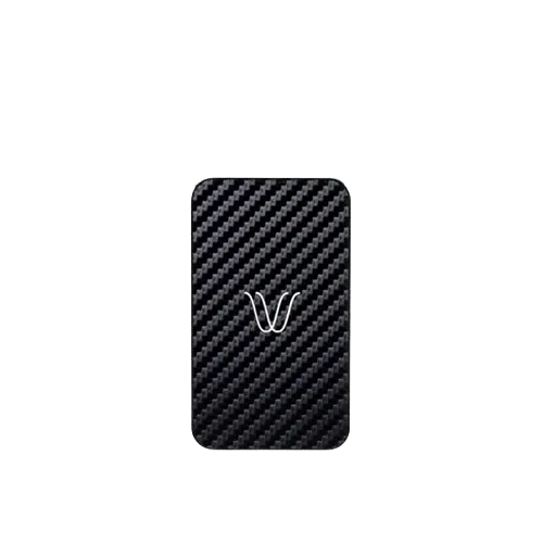 Woodie Milano Wireless Power Bank – Carbon Look Black