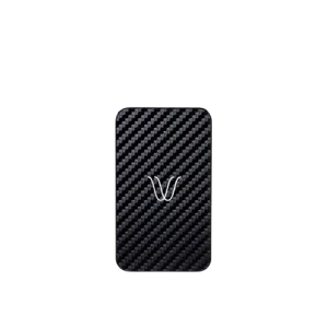 Woodie Milano Wireless Power Bank – Carbon Look Black