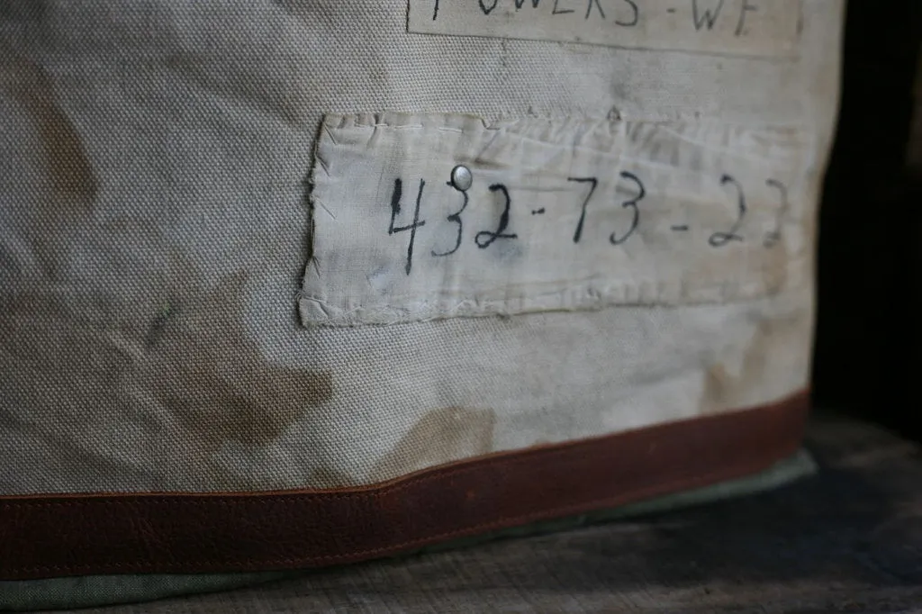WWII era Canvas Carryall - SOLD