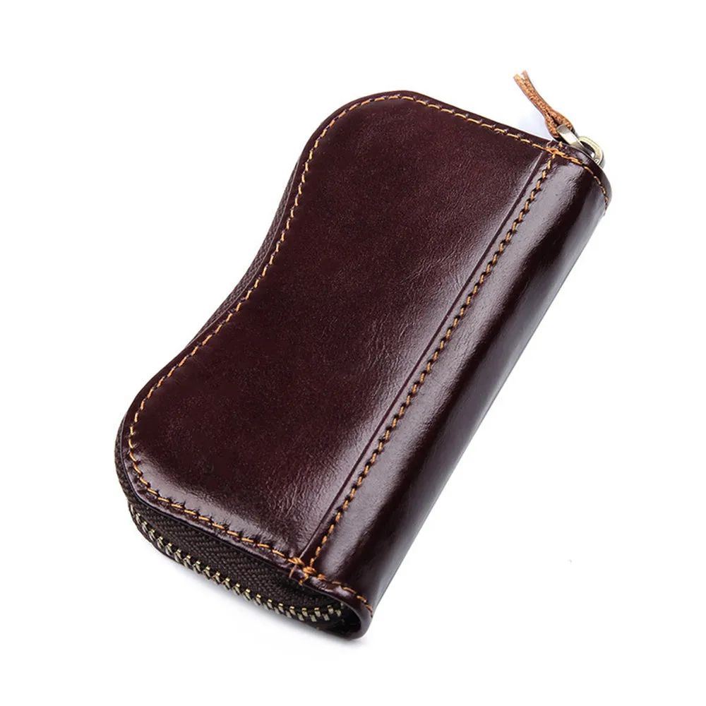 YAAGLE Wax Leather Car Key Wallet Case YG8128